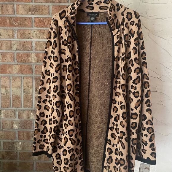 🐆 NWOT Rachel Zoe leopard sweater - Picture 6 of 8